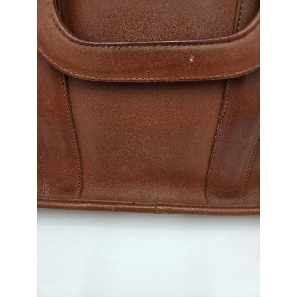 Vintage Coach Embassy Briefcase 5090‎ British Tan Leather Messenger Bag USA Made